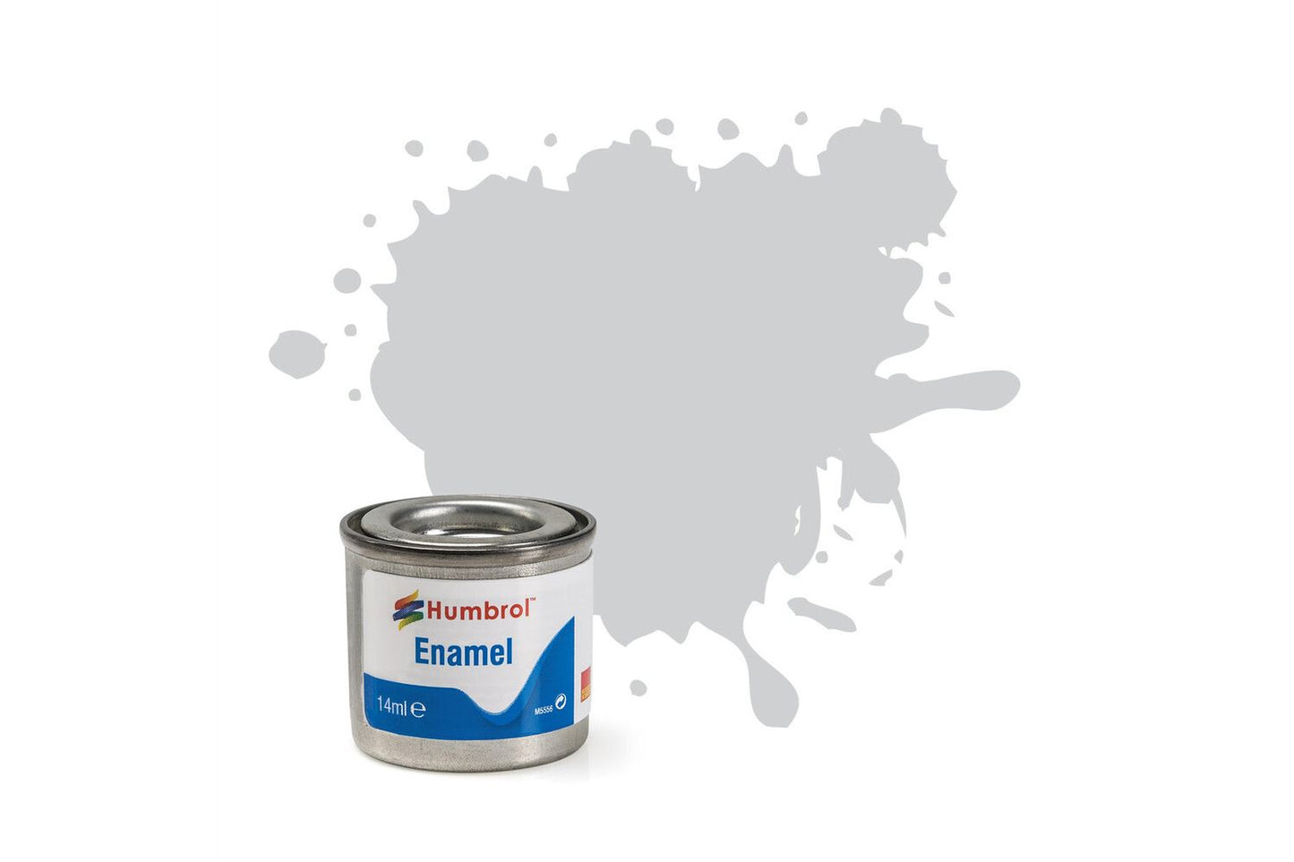 Humbrol 011 Silver Metallic 14ml Enamel Paint