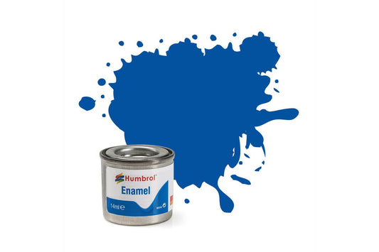 Humbrol 014 French Blue Gloss 14ml Enamel Paint