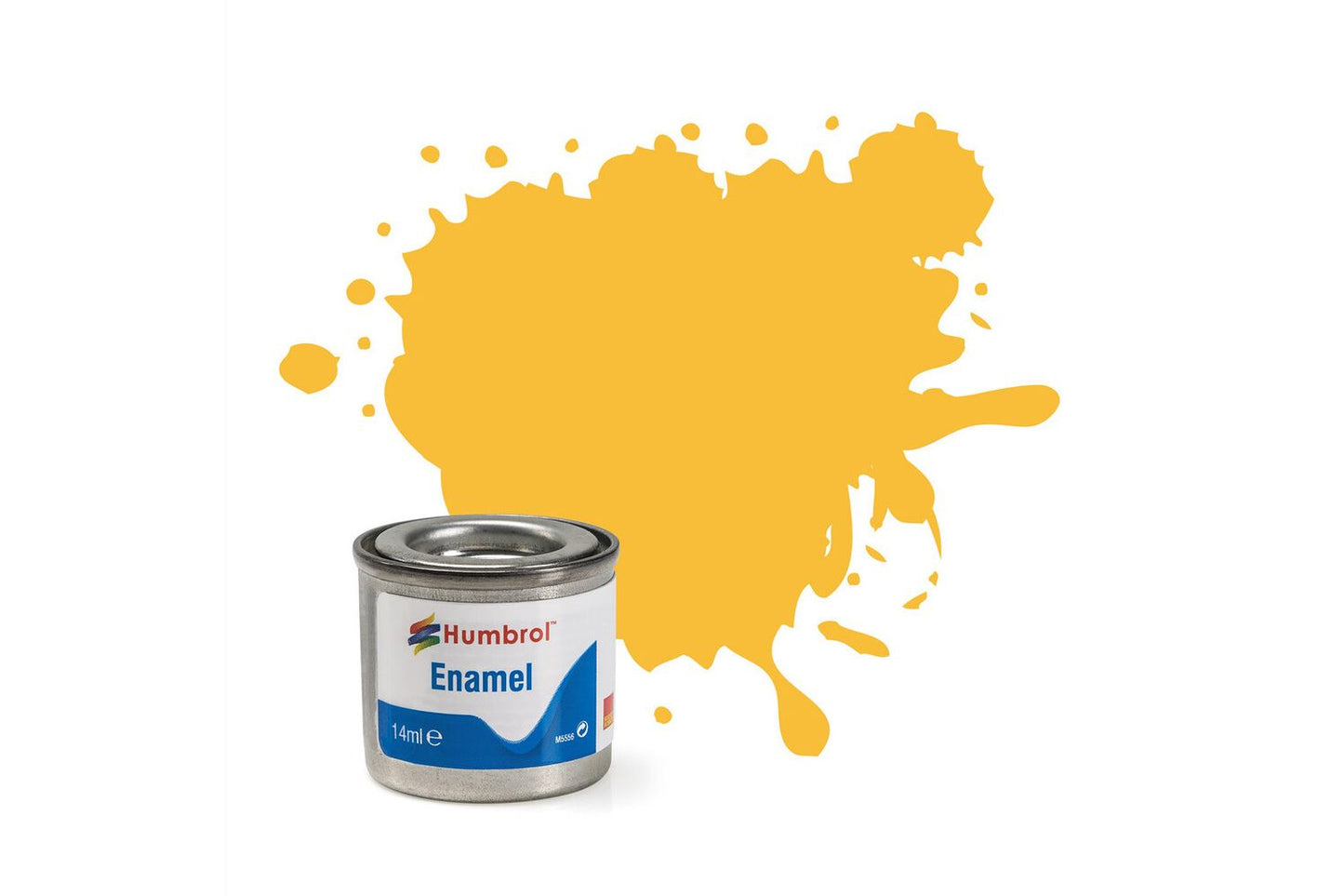 Humbrol 024 Trainer Yellow Matt 14ml Enamel Paint