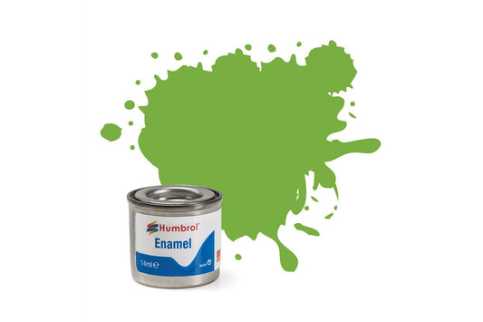 Humbrol 038 Lime Gloss 14ml Enamel Paint