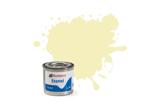 Humbrol 041 Ivory Gloss 14ml Enamel Paint