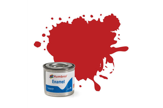 Humbrol 060 Scarlett Matt 14ml Enamel Paint