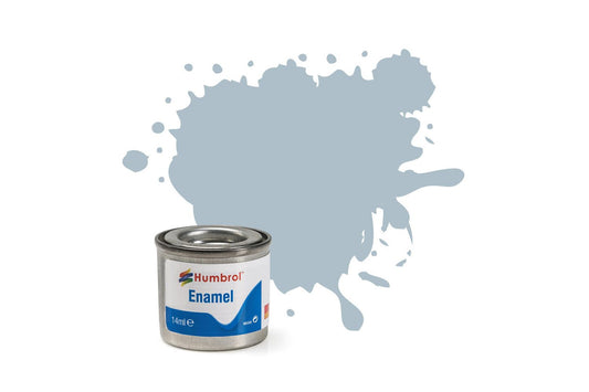 Humbrol 127 US Ghost Grey Satin 14ml Enamel Paint