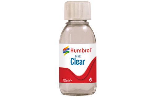 Humbrol AC7434 Clear Matt Varnish 125ml Bottle