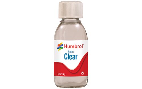 Humbrol AC7435 Clear Satin Varnish 125ml Bottle