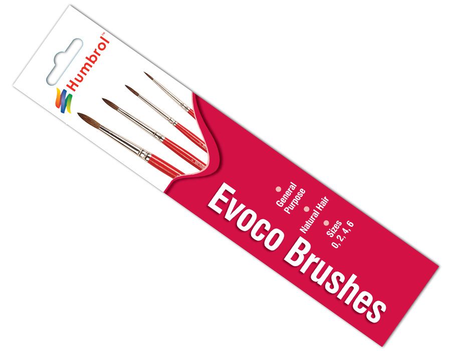 Humbrol AG4150 Evoco Brush Pack