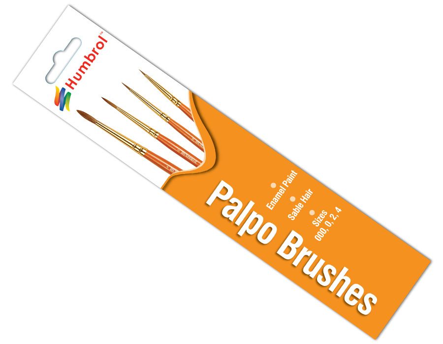 Humbrol AG4250 Palpo Brush Pack