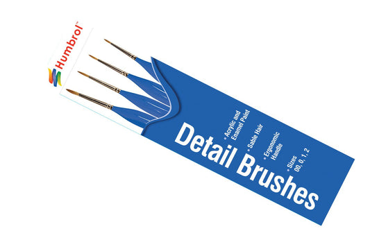 Humbrol AG4304 Detail Brush Pack