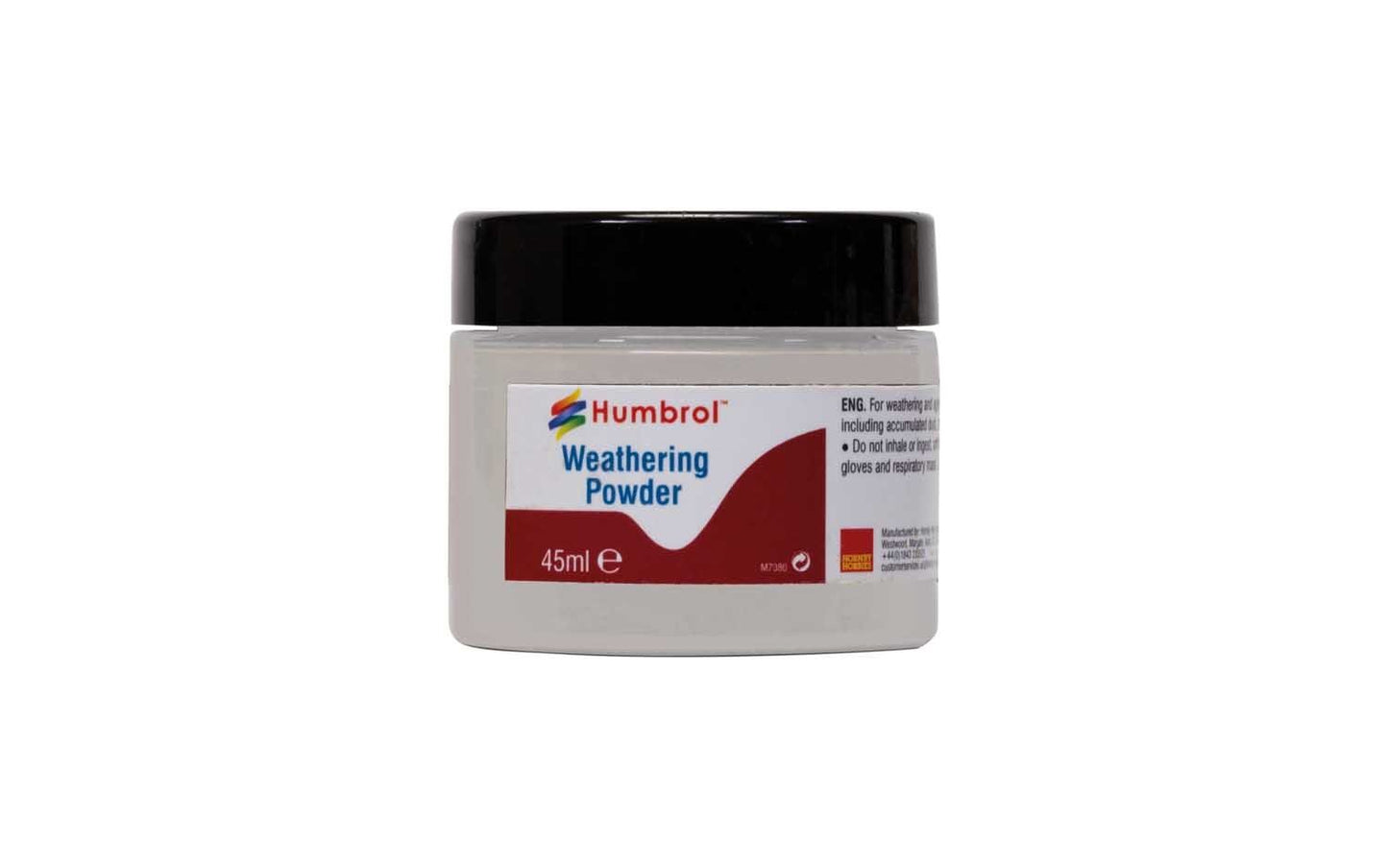 Humbrol AV0012 Weathering Powder White 45ml Jar