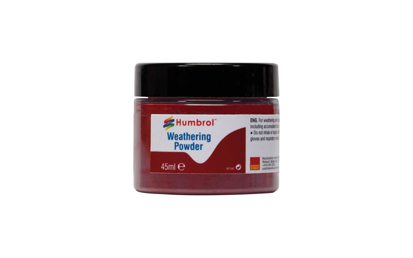 Humbrol AV0016 Weathering Powder Iron Oxide 45ml Jar