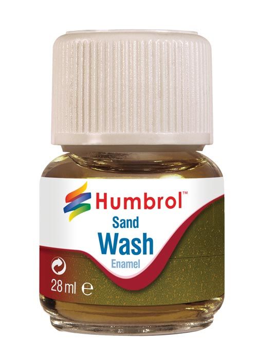 Humbrol AV0207 Enamel Wash Sand 28ml Bottle