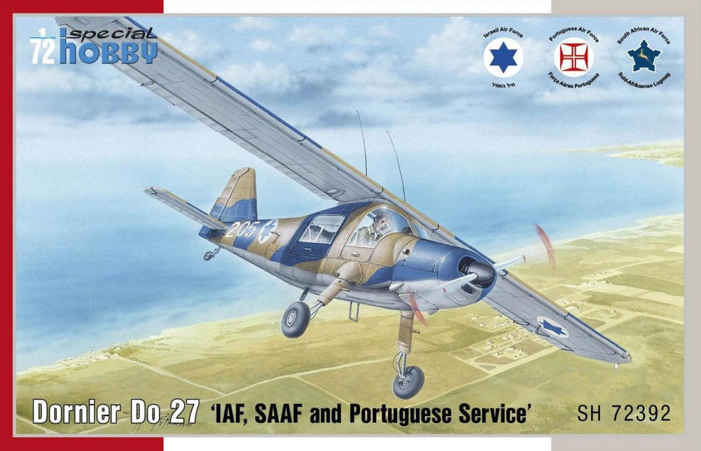 Special Hobby SH72392 1:72 Dornier Do-27 "IDF, SAAF and Portuguese Service"