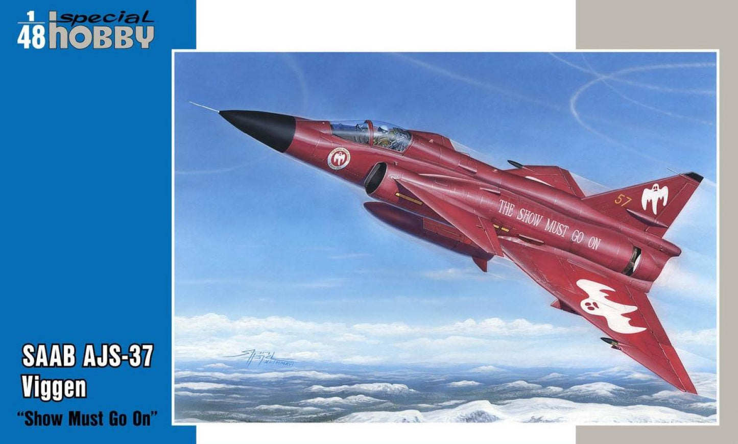 Special Hobby SH48188 1:48 SAAB AJS-37 Viggen âShow Must Go Onâ