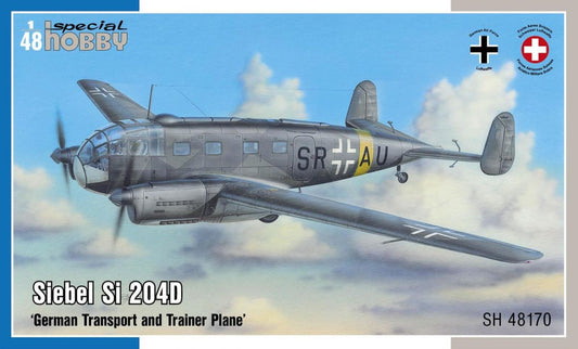 Special Hobby SH48170 1:48 Siebel Si-204D 'German Transport and Trainer Plane'