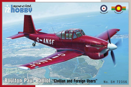 Special Hobby SH72356 1:72 Boulton-Paul Balliol "Civilian and Foreign Users"