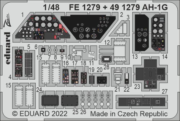 Eduard 491279 1:48 Bell AH-1G Cobra