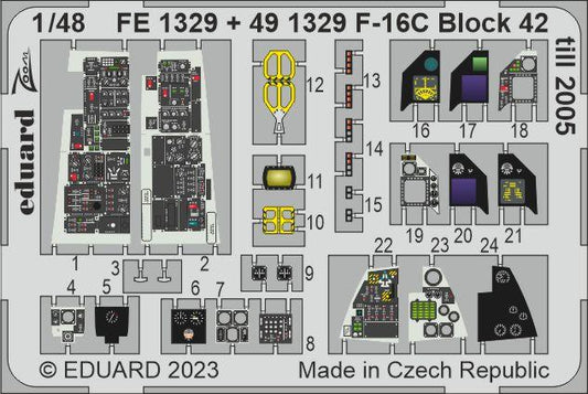 Eduard 491329 1:48 Lockheed-Martin F-16C Block 42 till 2005