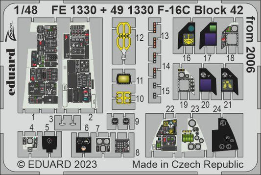 Eduard 491330 1:48 Lockheed-Martin F-16C Block 42 from 2006