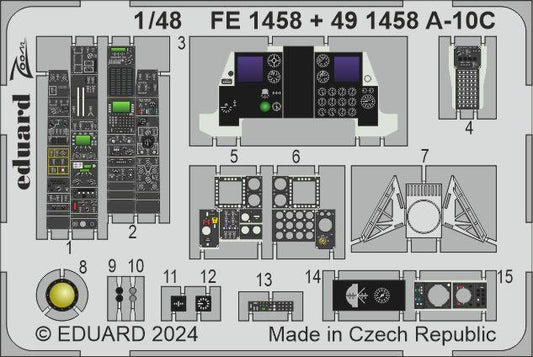 Eduard 491458 1:48 Fairchild A-10C Thunderbolt II