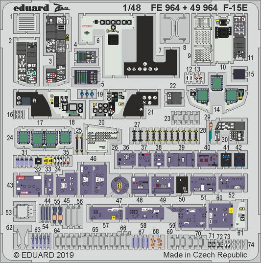 Eduard 49964 1:48 McDonnell F-15E Strike Eagle interior