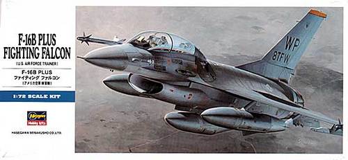 Hasegawa D14 1:72 General-Dynamics F-16B Plus 'Fighting Falcon'