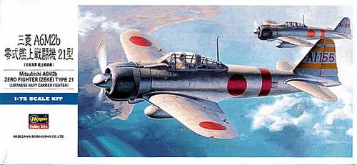 Hasegawa D21 1:72 Mitsubishi A6M2b 'Zero' Type 21 'Zeke'