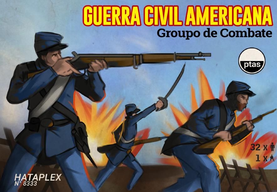 ## HaT Industrie 8333 1:72 American Civil War Sampler ##