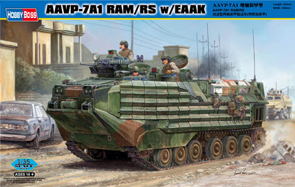 Hobby Boss 82416 1:35 AAVP-7A1 Amphibious Assault Vehicle RAMS/RS W/EAAK