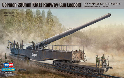 Hobby Boss 82903 1:72 K5(E) Railway gun 280mm Leopold