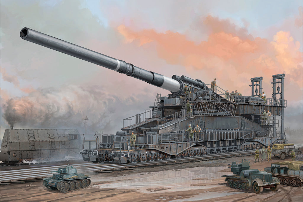 Hobby Boss 82911 1:72 German 80cm K(E) Railway Gun 'Dora'