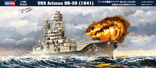 Hobby Boss 83401 1:700 USS Arizona BB-39 (1941)