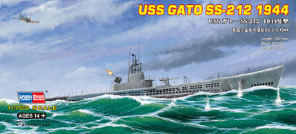 Hobby Boss 87013 1:700 USS Gato Class SS-212 1944