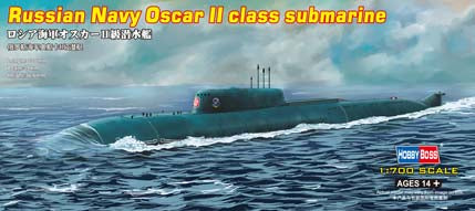 Hobby Boss 87021 1:700 Soviet Navy Oscar II Submarine (submarines)