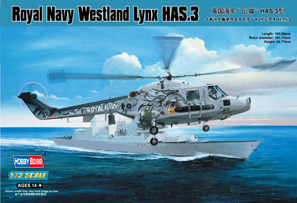 Hobby Boss 87237 1:72 Westland Lynx HAS.3 Royal Navy