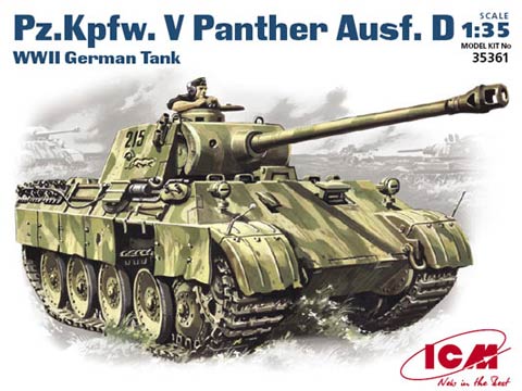 ICM 35361 1:35 Pz.Kpfw.V Ausf.D Panther