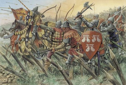 Italeri 6027 1:72 100 Years War English Knights and Archers