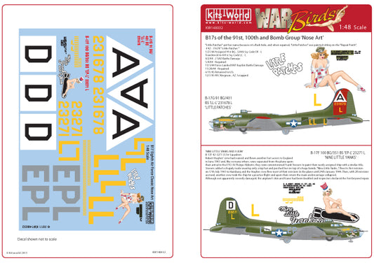 Kits-World KW148032 1:48 Boeing B-17F/G Flying Fortress