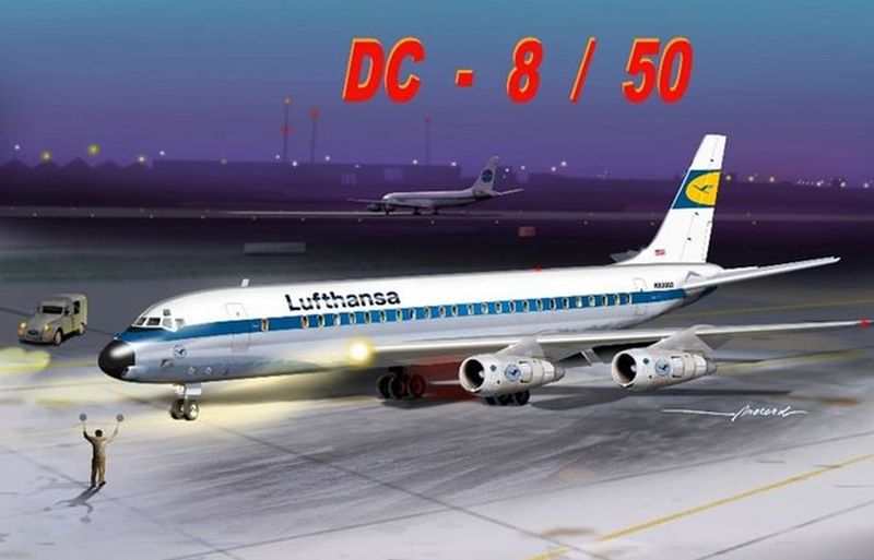 Mach 2 GP110LH 1:72 Douglas DC-8-50 Lufthansa