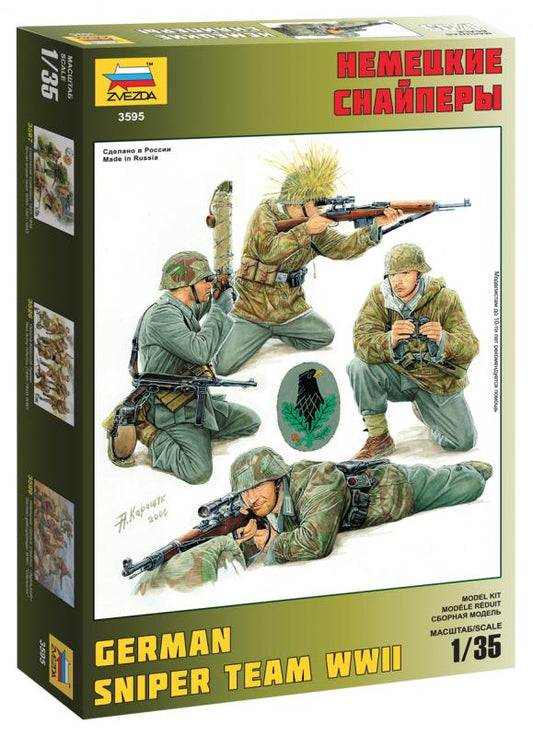 Zvezda 3595 1:35 German (WWII) Sniper Crew