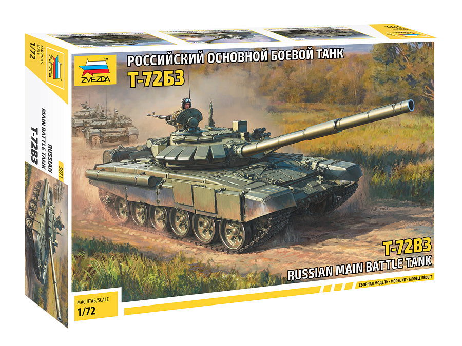 Zvezda 5071 1:72 Soviet T-72 B3 MBT