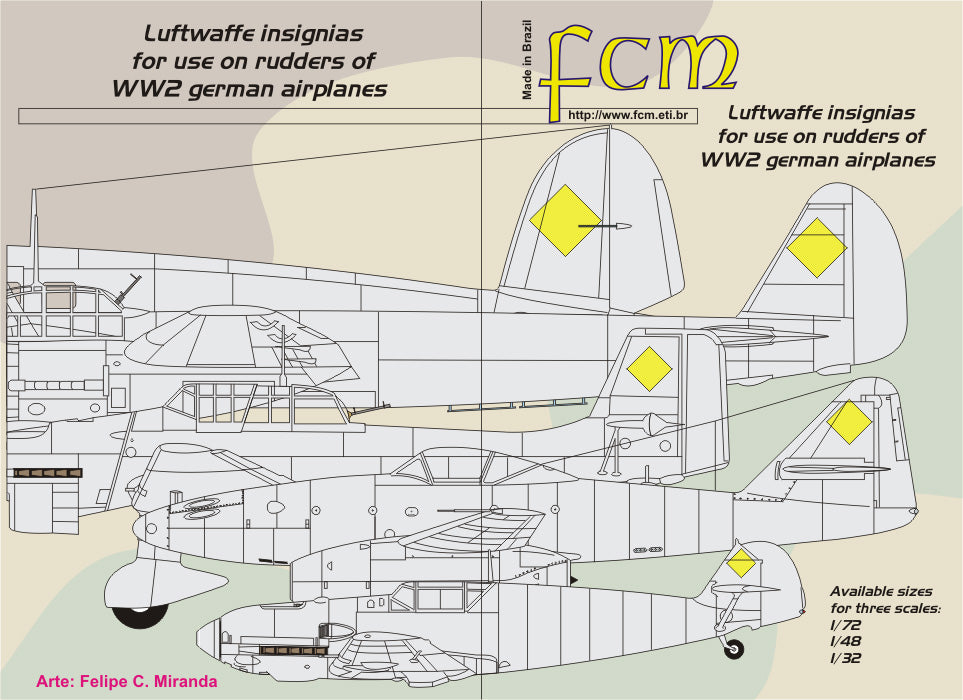 FCM S 1:32, 1:48, 1:72 German Swastikas for WWII - Multi Scale