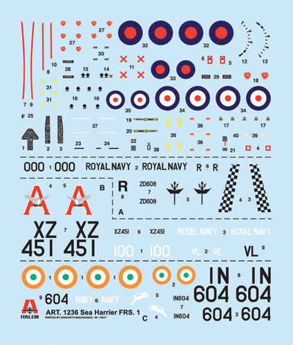 Italeri 1236 1:72 BAe FRS.1 Sea Harrier