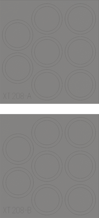 Eduard XT208 1:35 Jagdpanzer 38(t) 'Hetzer' wheels