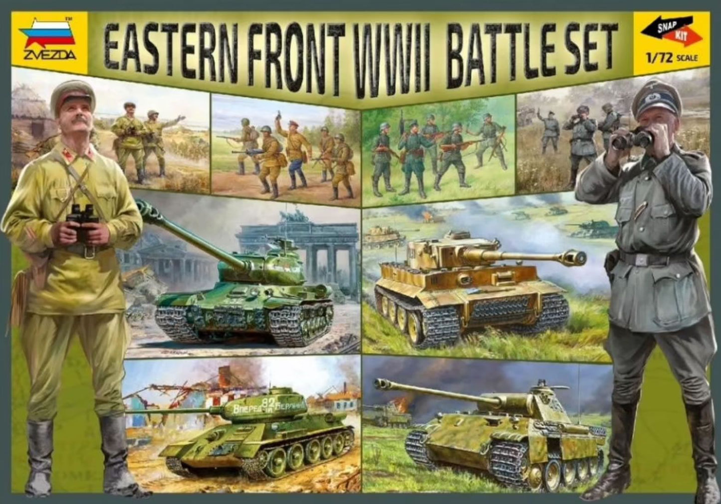 Zvezda 5203 1:72 Battle Set Eastern Front WWII ##